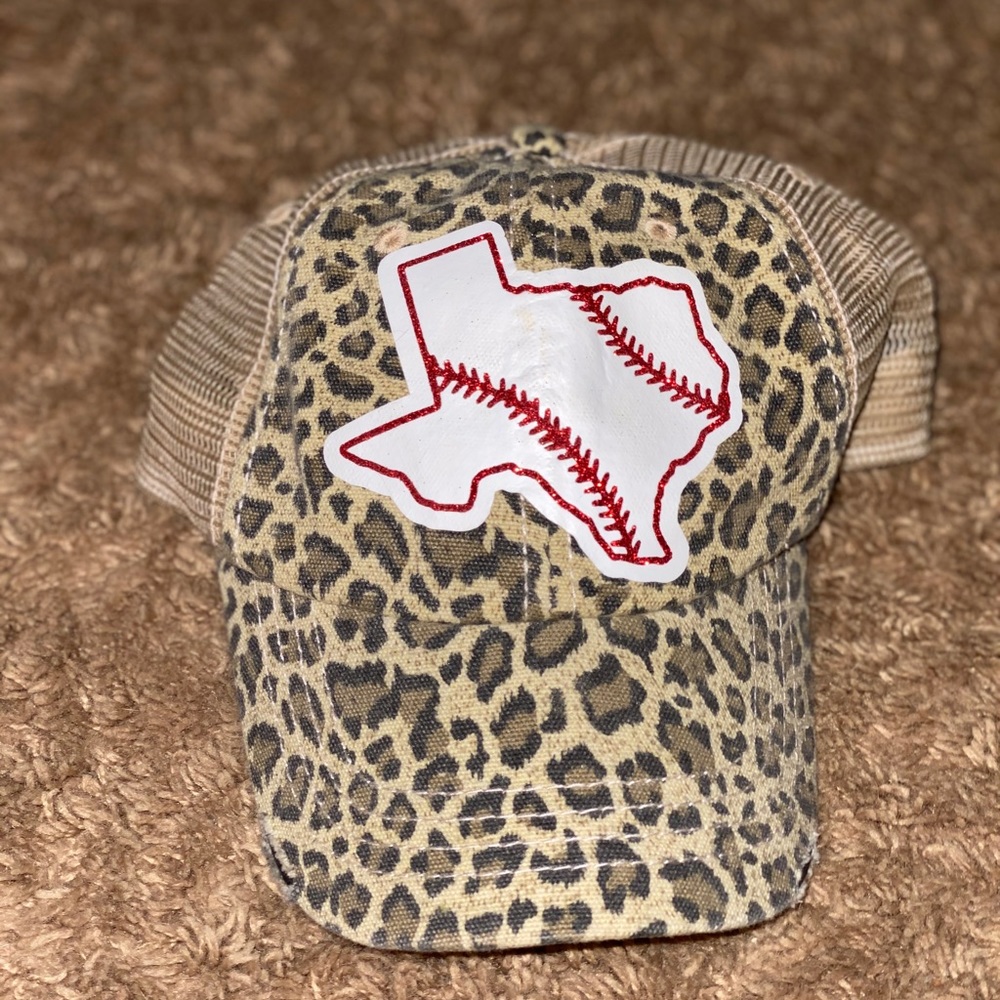 Leopard Baseball Texas Cap